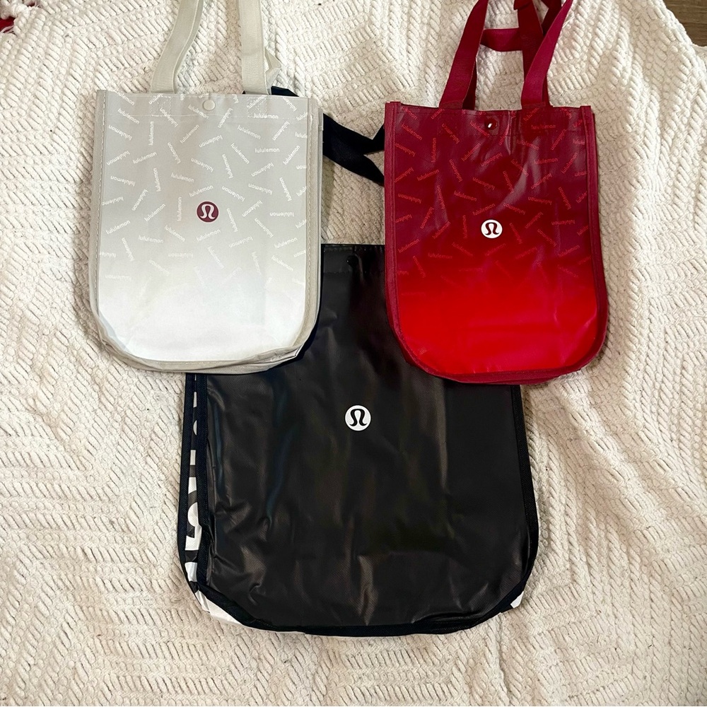 NEW Lululemon Reusable Bags - Set of 3
